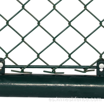 6 pies revestidos de eslabones de la cadena valla superior soporte de riel